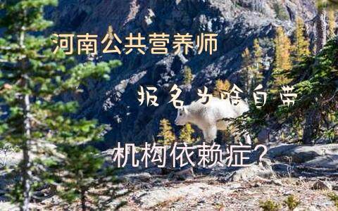 河南公共营养师报考