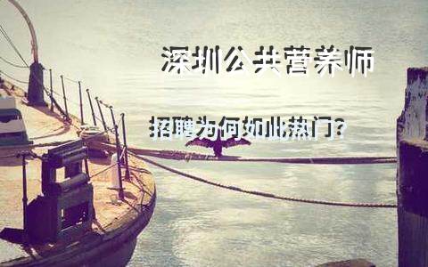 深圳公共营养师招聘为何如此热门？