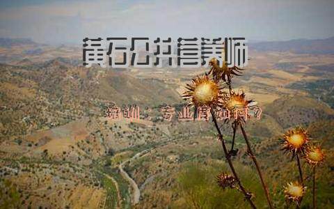 黄石公共营养师培训：专业度如何？