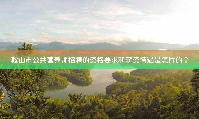 鞍山市公共营养师招聘的资格要求和薪资待遇是怎样的？
