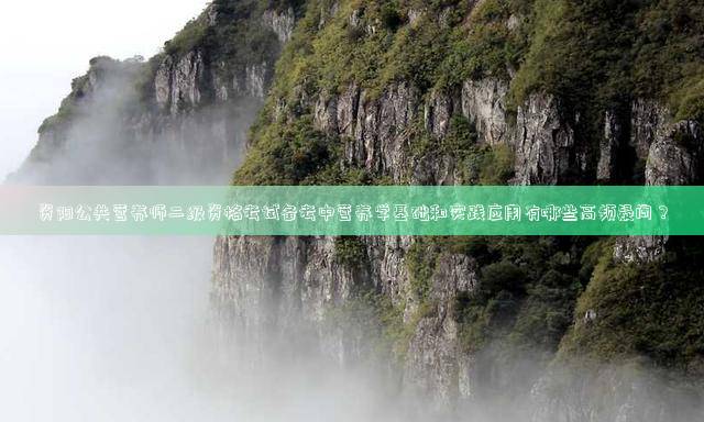 资阳公共营养师二级资格考试备考中营养学基础和实践应用有哪些高频疑问？