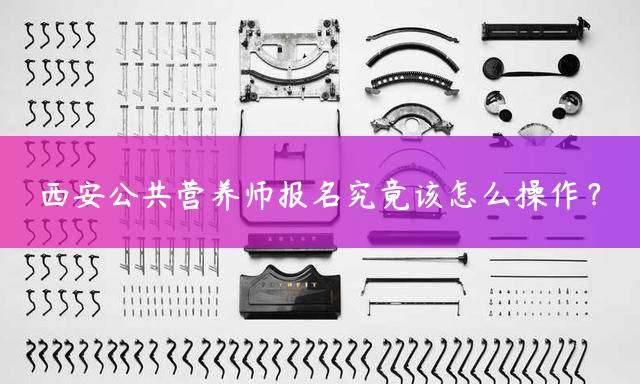 西安公共营养师报名究竟该怎么操作？