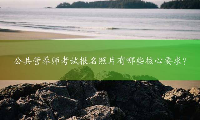公共营养师考试报名照片有哪些核心要求？