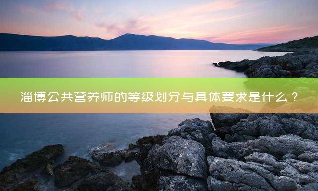 淄博公共营养师的等级划分与具体要求是什么？