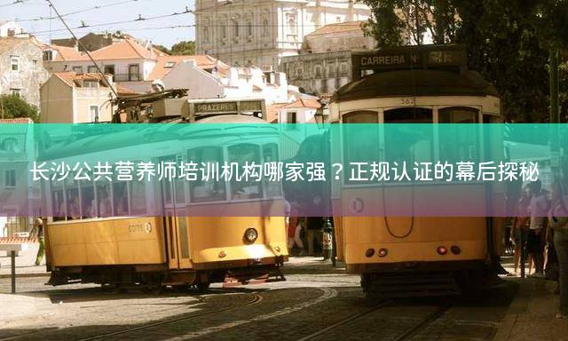 长沙公共营养师培训机构哪家强？正规认证的幕后探秘