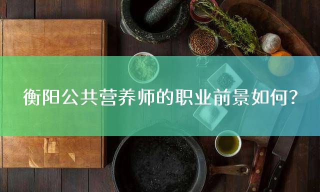 衡阳公共营养师的职业前景如何？