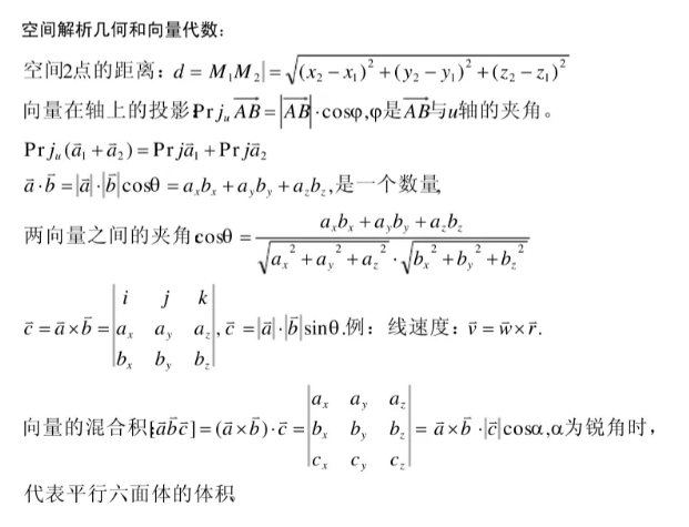 山西专升本数学知识点