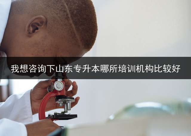我想咨询下山东专升本哪所培训机构比较好？ 山东专升本哪个辅导机构好呢？