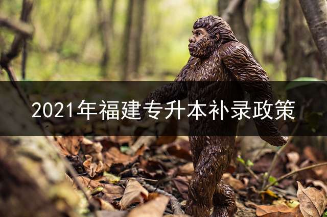 2021年福建专升本补录政策？ 福建省专升本免试条件？