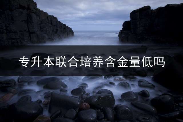 专升本联合培养含金量低吗？ 高校联合培养本科生值得去吗？
