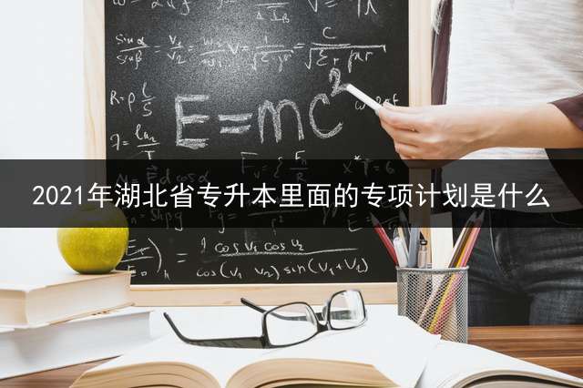 2021年湖北省专升本里面的专项计划是什么？