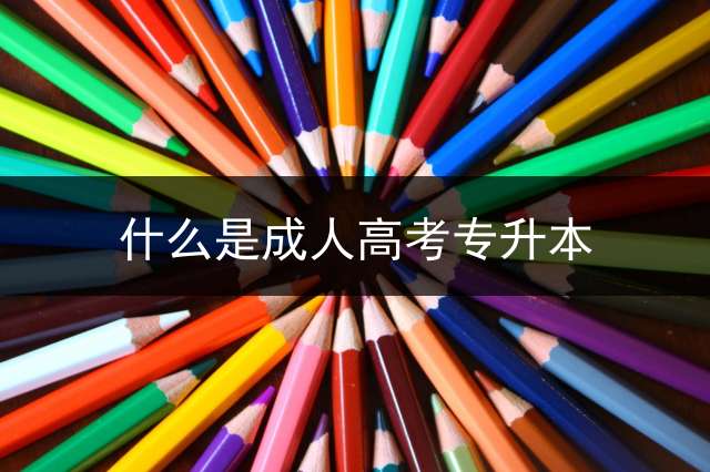 什么是成人高考专升本？ (专升本是属于什么文凭是自考文凭还是统招文凭？)