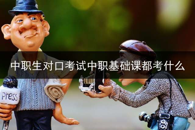 中职生对口考试中职基础课都考什么？
