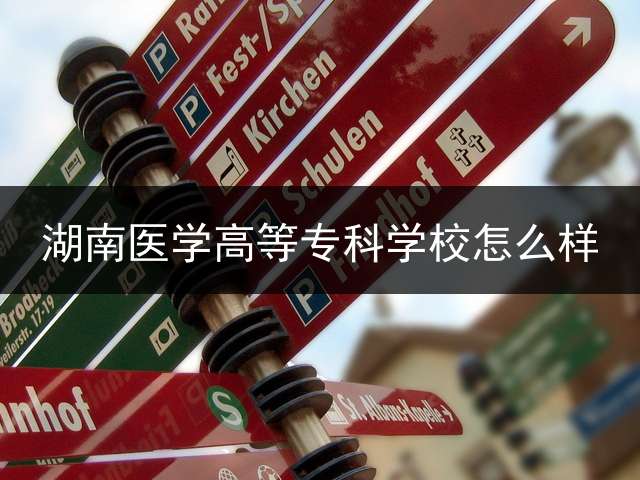 湖南医学高等专科学校怎么样？