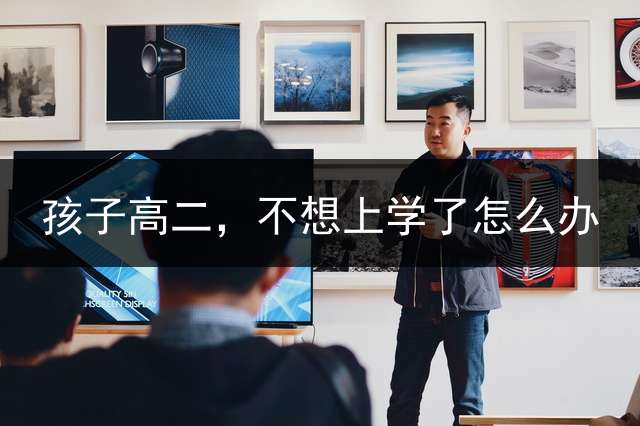 孩子高二，不想上学了怎么办？
