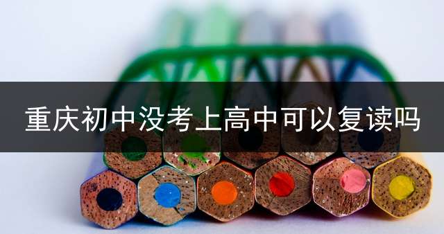 重庆初中没考上高中可以复读吗？