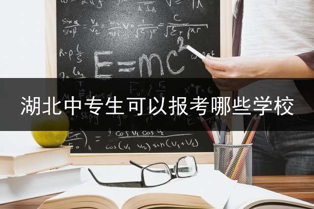 湖北中专生可以报考哪些学校？