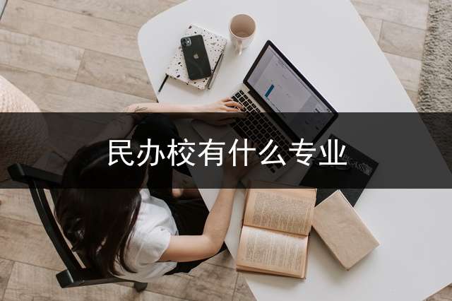 民办校有什么专业？