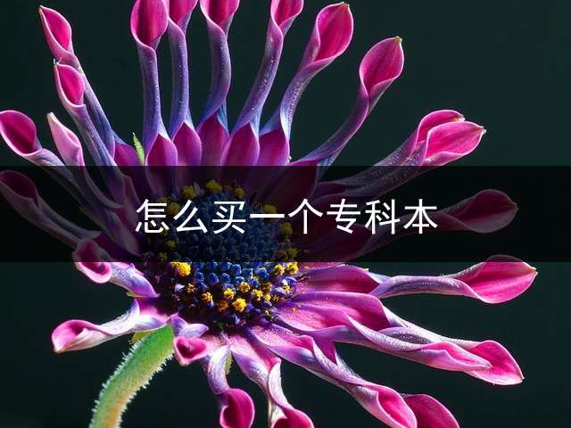 怎么买一个专科本？