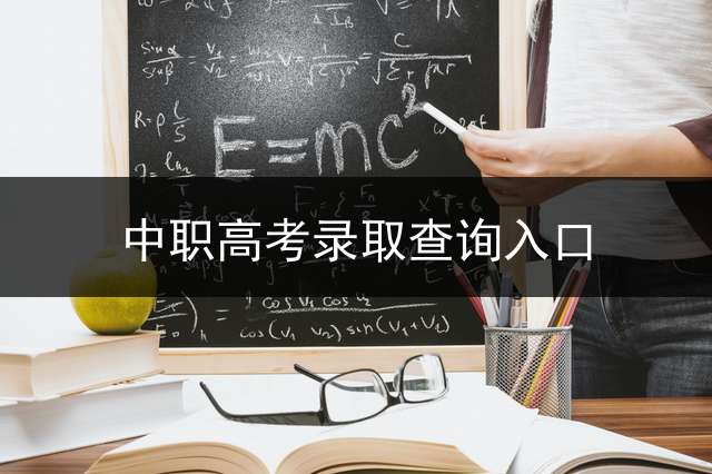 中职高考录取查询入口？