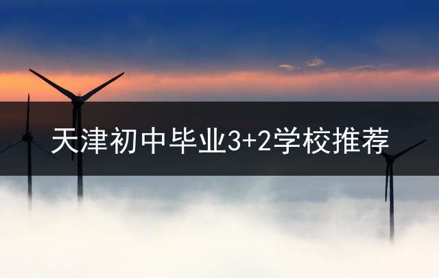 天津初中毕业3+2学校推荐？
