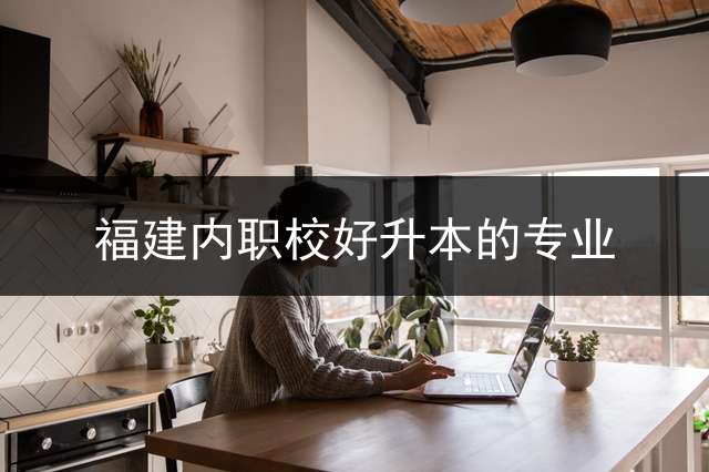 福建内职校好升本的专业？