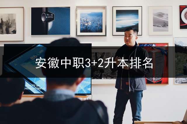 安徽中职3+2升本排名？