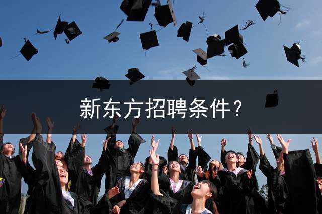 新东方招聘条件？
