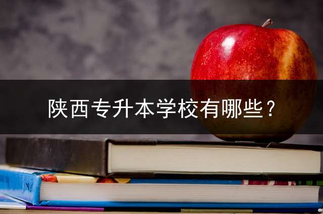 陕西专升本学校有哪些？