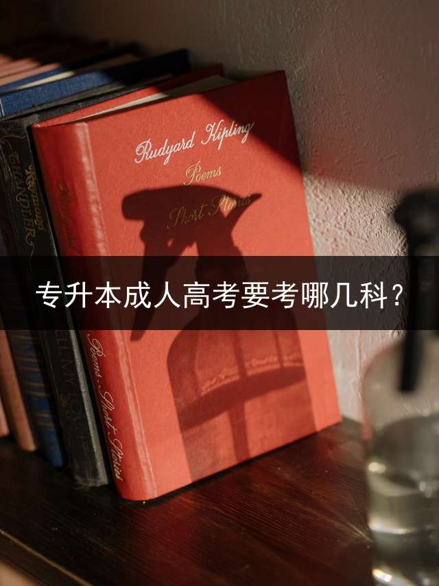 专升本高考要考哪几科？