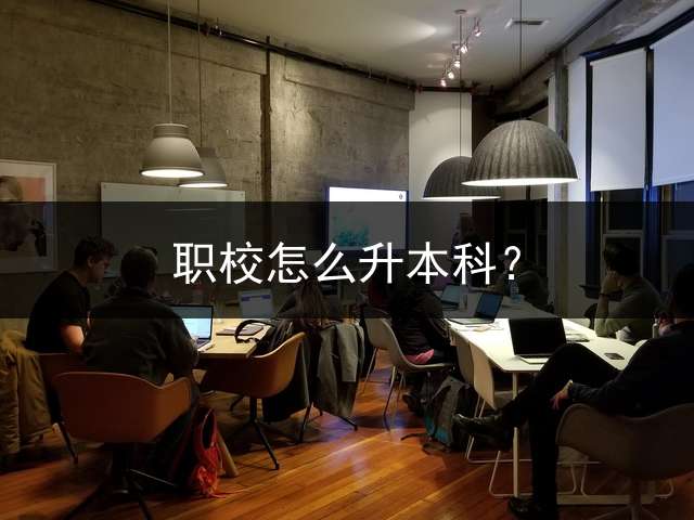 职校怎么升本科？
