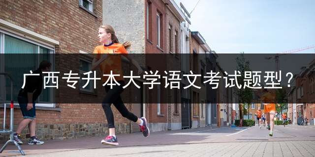 广西专升本大学语文考试题型？