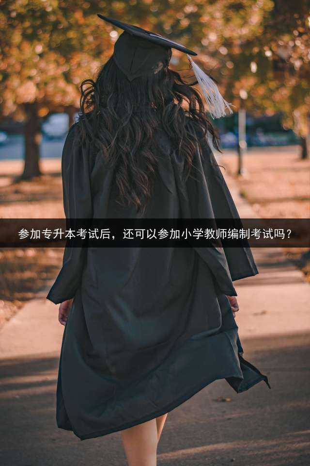 参加专升本考试后，还可以参加小学教师编制考试吗？