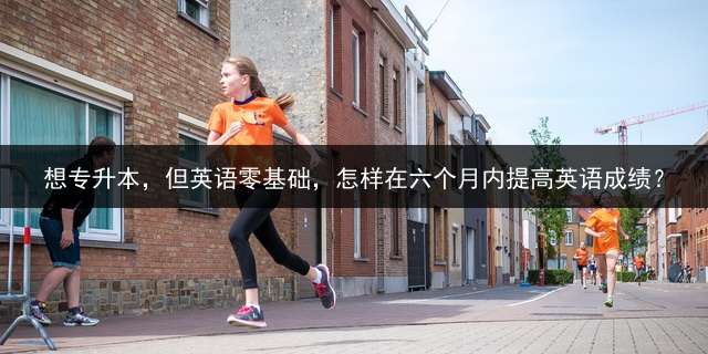 想专升本，但英语零基础，怎样在六个月内提高英语成绩？