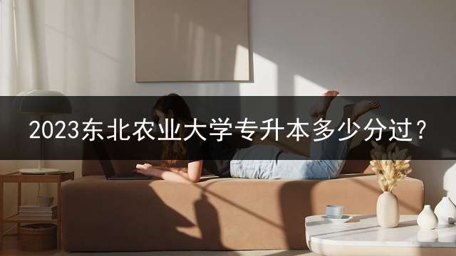 2023东北农业大学专升本多少分过？