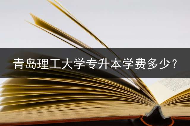 青岛理工大学专升本学费多少？