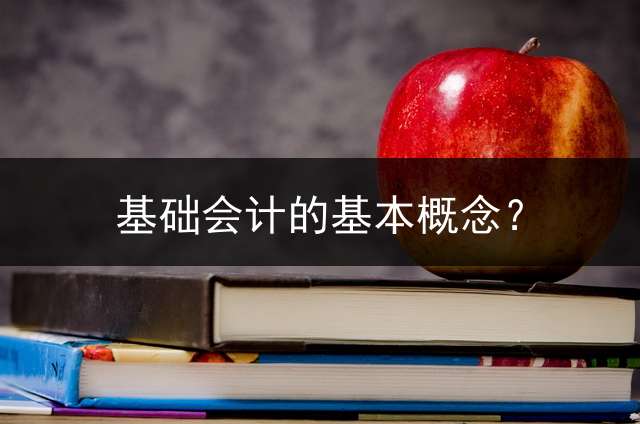 基础会计的基本概念？