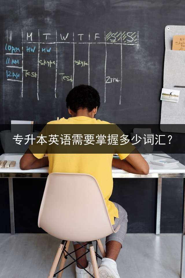 专升本英语需要掌握多少词汇？