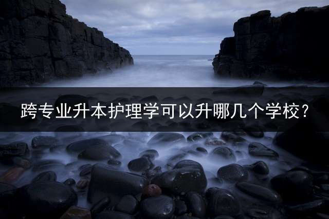 跨专业升本护理学可以升哪几个学校？