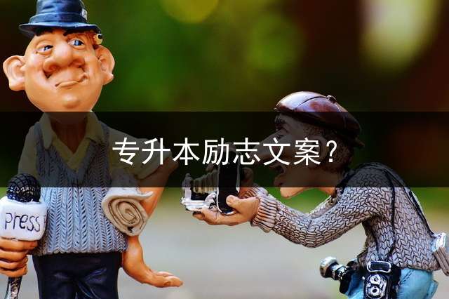 专升本励志文案？