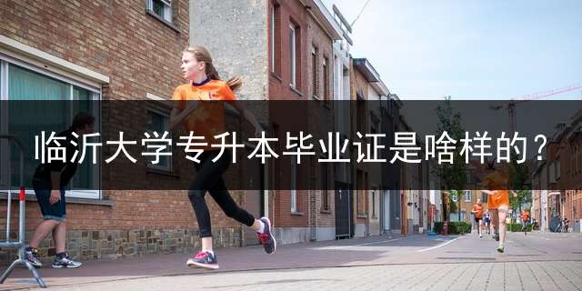 临沂大学专升本毕业证是啥样的？