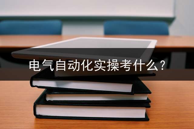 电气自动化实操考什么？