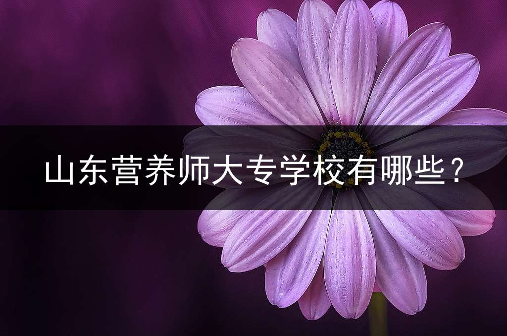 山东营养师大专学校有哪些？
