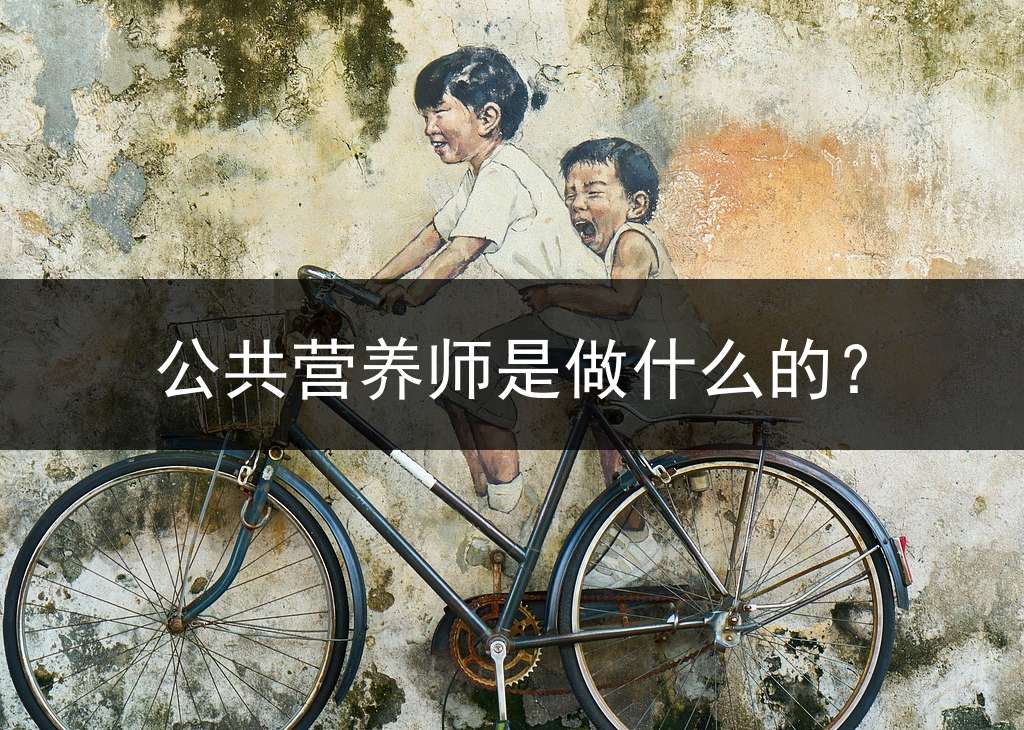 公共营养师是做什么的？