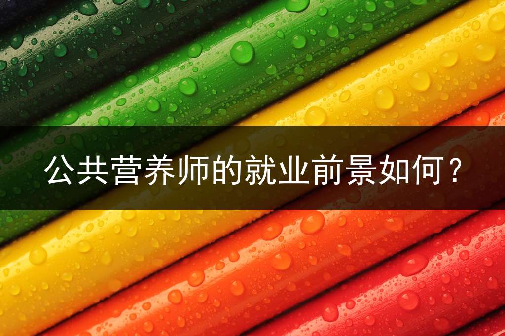 公共营养师的就业前景如何？