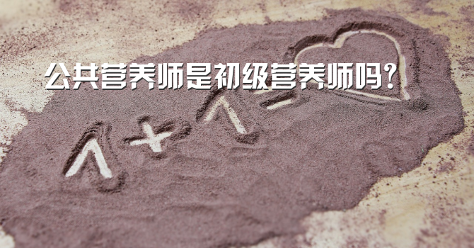 公共营养师是初级营养师吗？