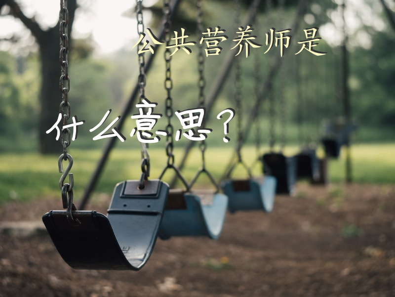 公共营养师是什么意思？
