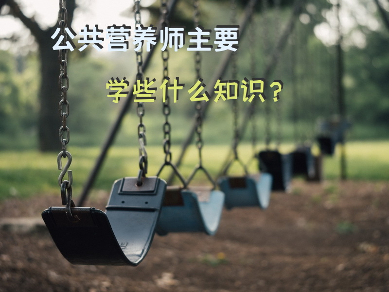 公共营养师主要学些什么知识？
