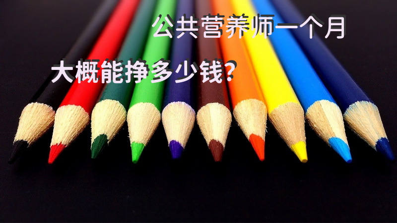 公共营养师一个月大概能挣多少钱？