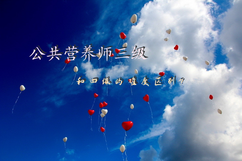 公共营养师三级和四级的难度区别？
